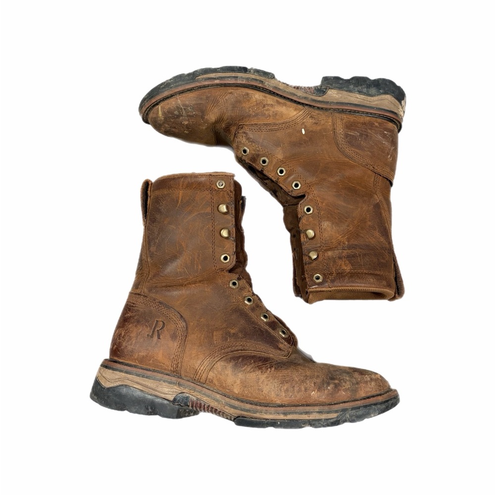 R. Watson Boots Mens Size 13EE Brown Leather Work EH Slip Resistant RW1020